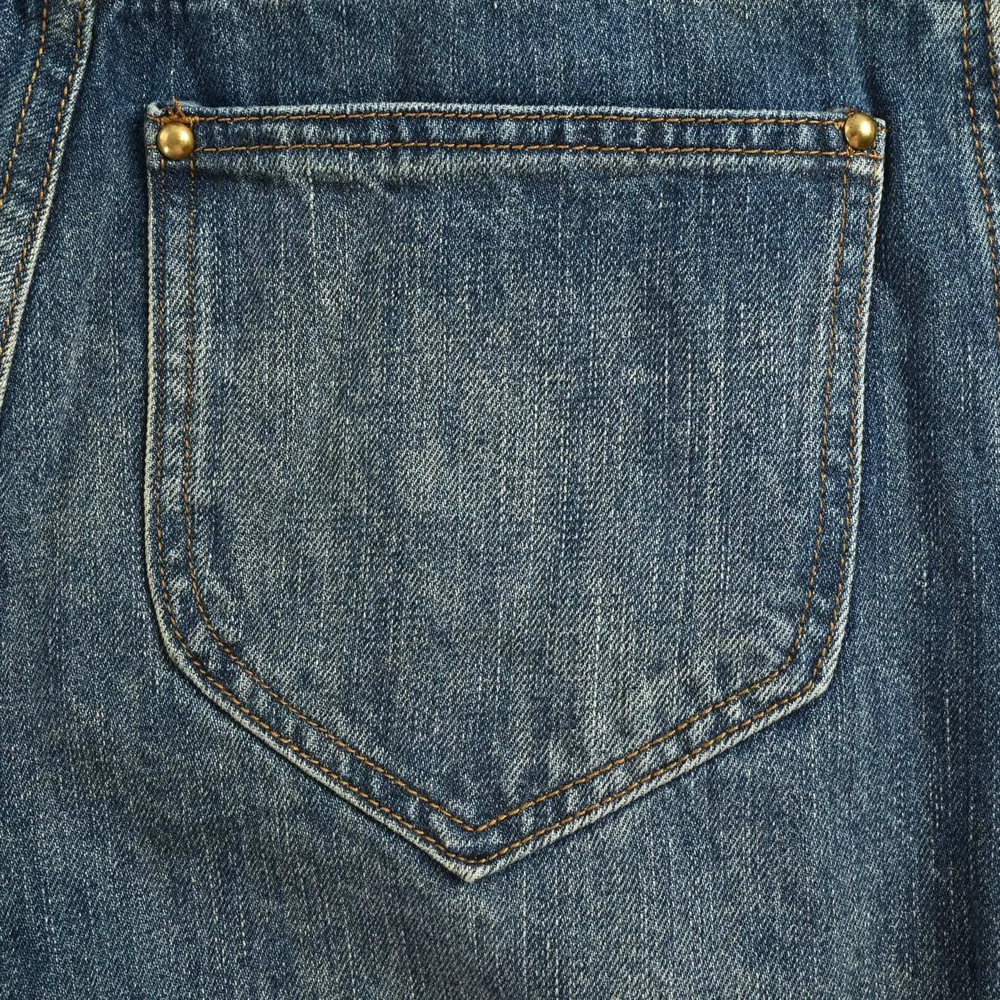 Louis Vuitton/Louis Vuitton 25Fw wavy line washed jeans